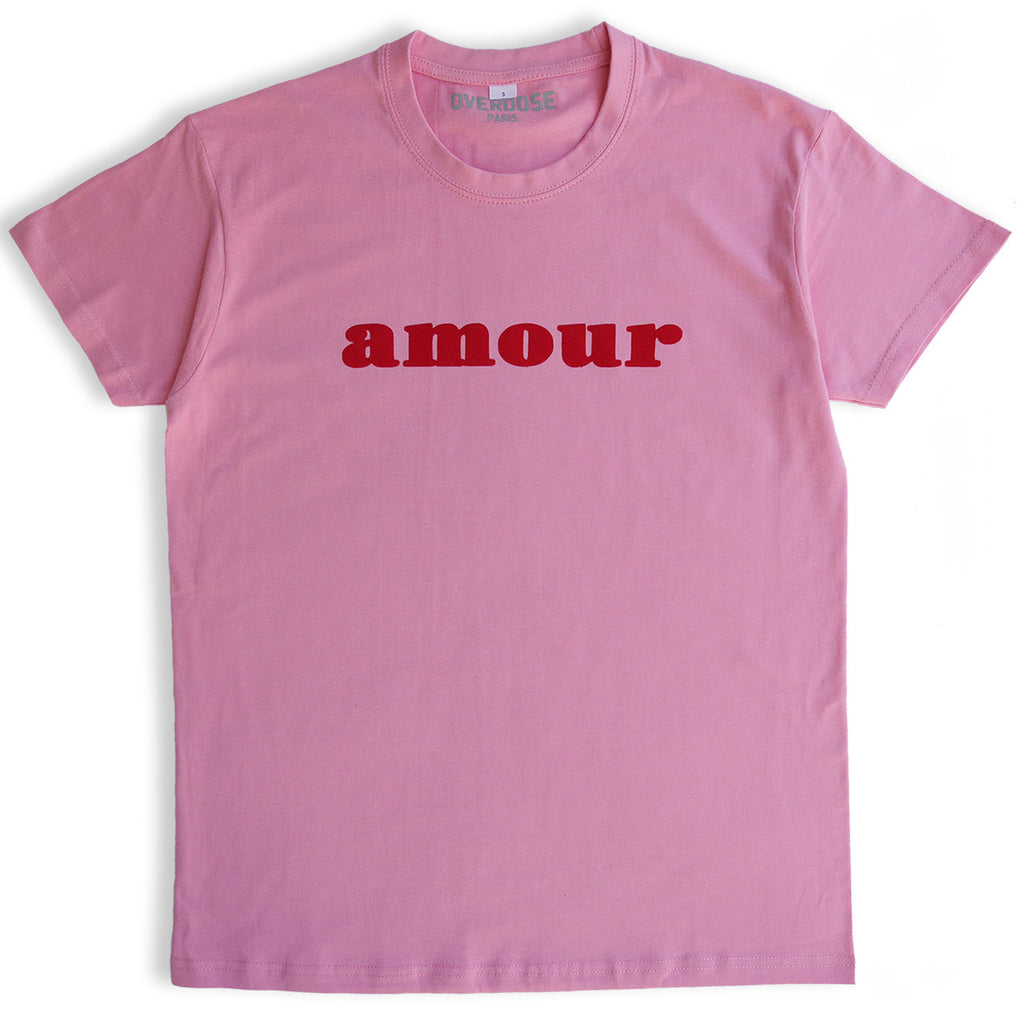 AMOUR TEE SHIRT (PINK/ RED) – Amour